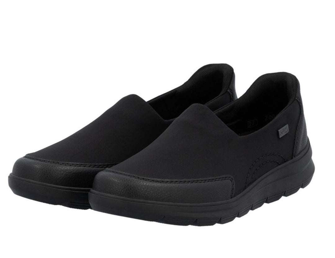 Rieker Women's Black Slip-On Shoes Z0054-00