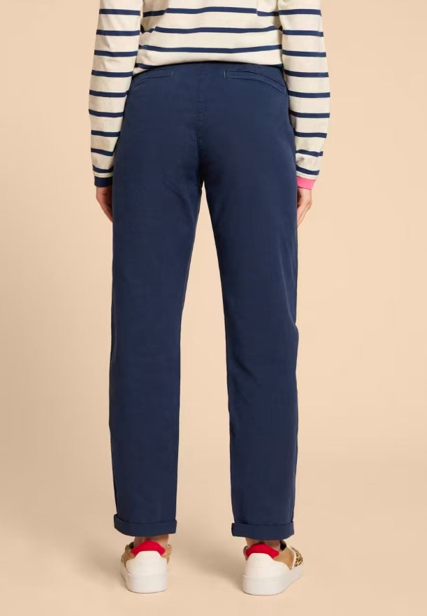 DARK NAVY TWISTER CHINO TROUSER