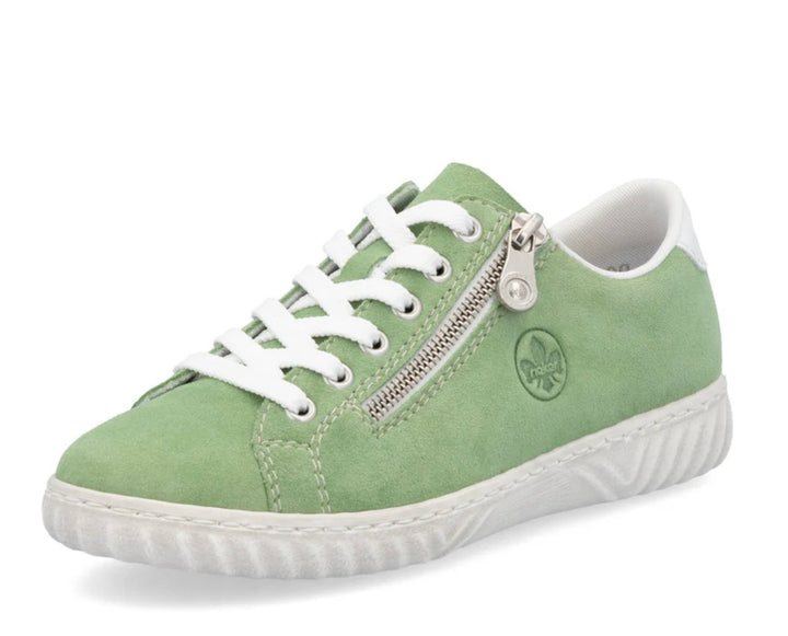 N0900-52 LADIES SHOES GREEN SEITL. ANFLECHTER