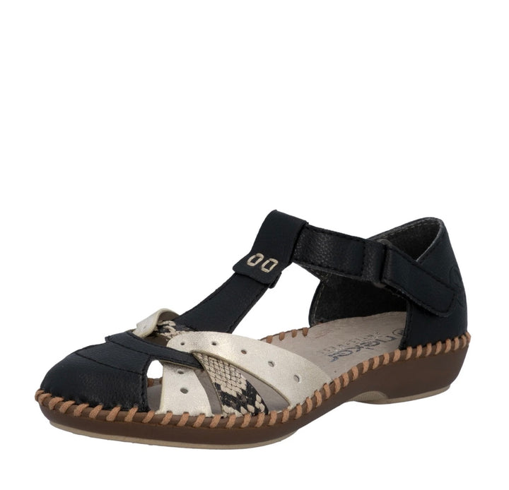 M1655-00 BLACK MARY JANE SHOE