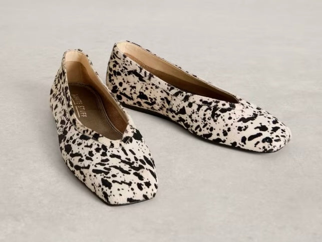 BROWN MULTI SLOANE BALLERINA SHOE