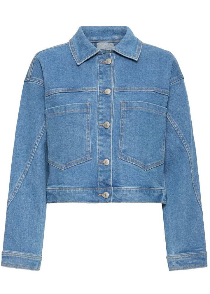 20617546 MID BLUE DENIM LORELEI JACKET