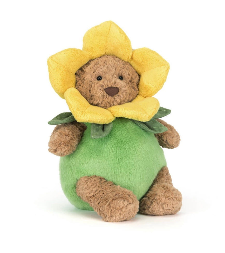 BARTHOLOMEW BEAR DAFFODIL OUTFIT