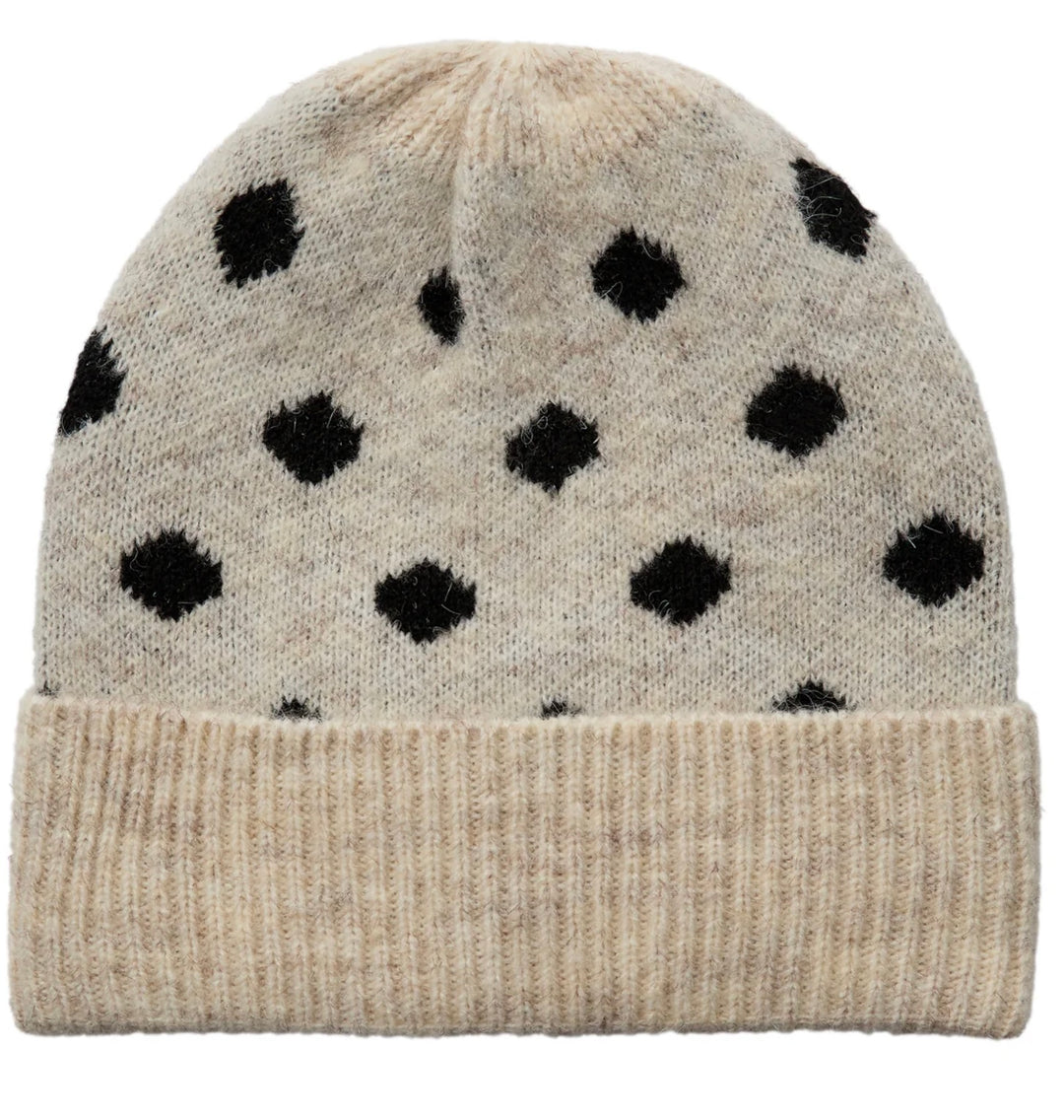 OLLIE KNITTED HAT SESAME MELANGE