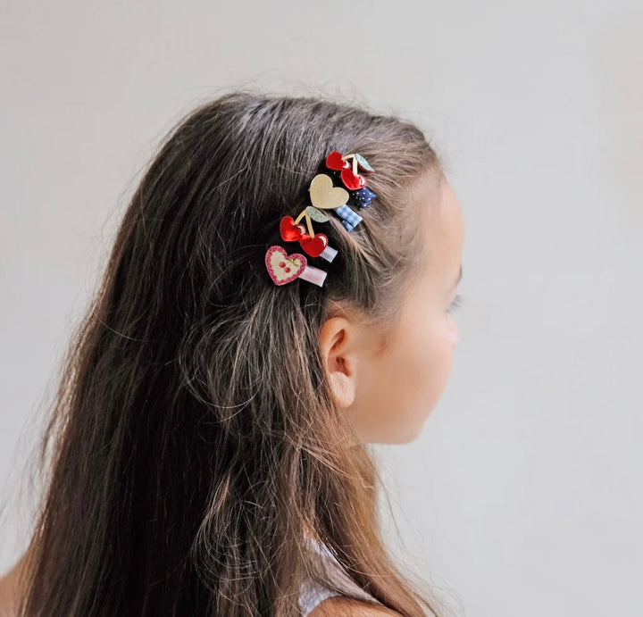 RED CHERRIES MINI CLIPS