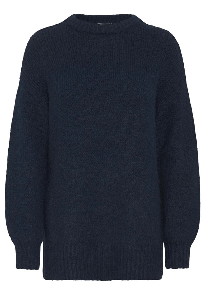 NAVY BLAZER MELANGE MILLERS LONG JUMPER