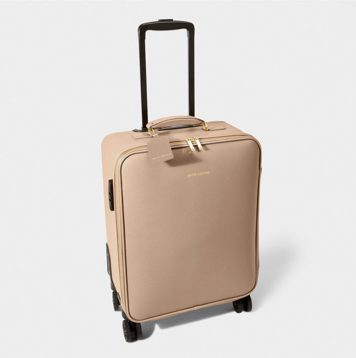 OXFORD CABIN SUITCASE IN SOFT TAN