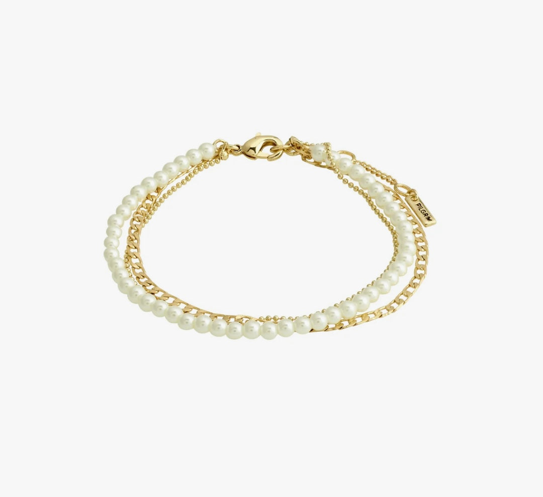 BAKER 3 IN 1 GOLD PLATED BRACELET