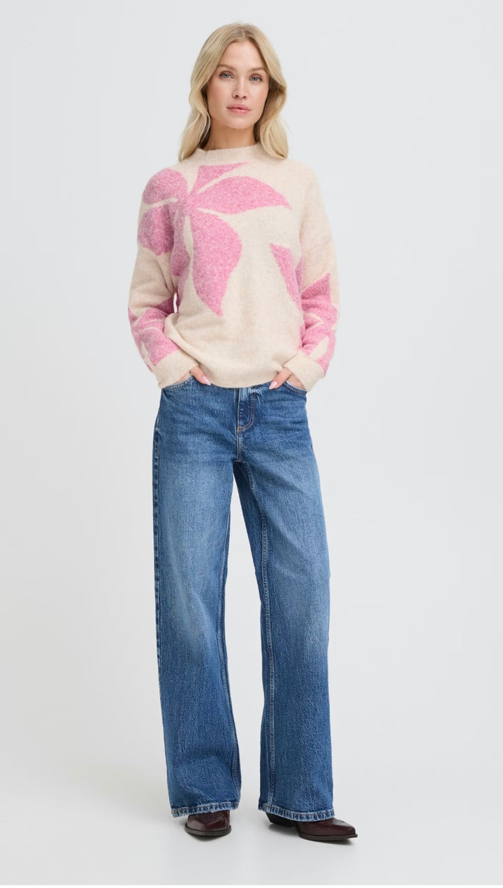 PHLOX PINK OMEA FLOWER JUMPER