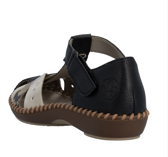 M1655-00 BLACK MARY JANE SHOE