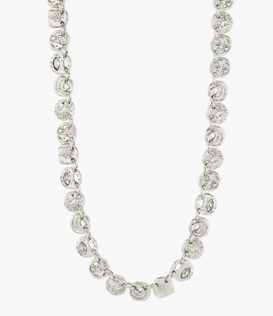 FIRE SILVER PLATED NECKLACE