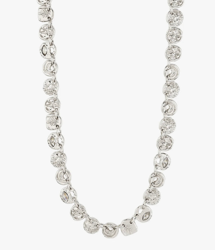 FIRE SILVER PLATED NECKLACE