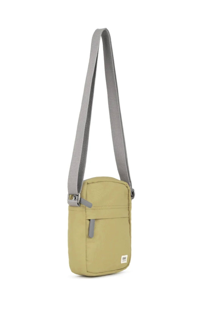 KHAKI SMALL BOND RECYCLED CANVAS CROSSBODY BAG