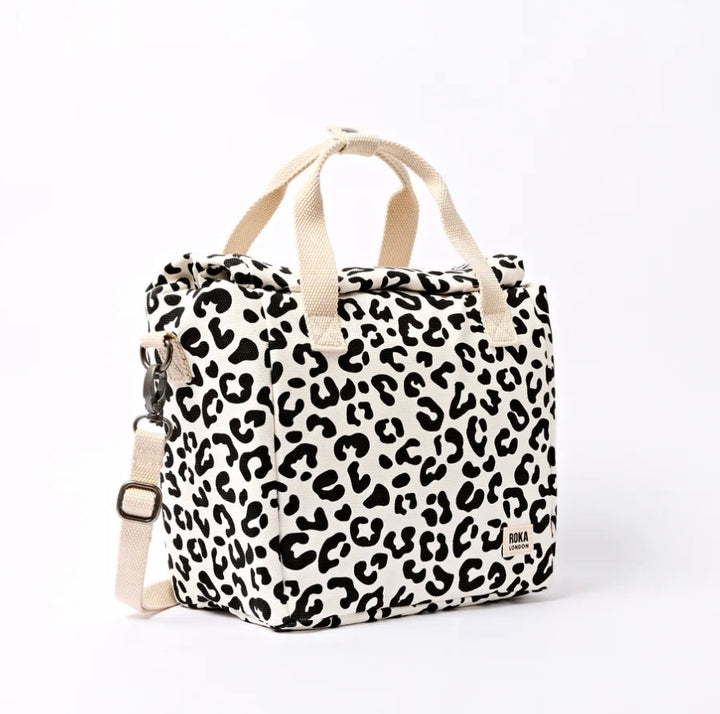 HAMPSTEAD COTTON CANVAS BAG SUMMER LEOPARD
