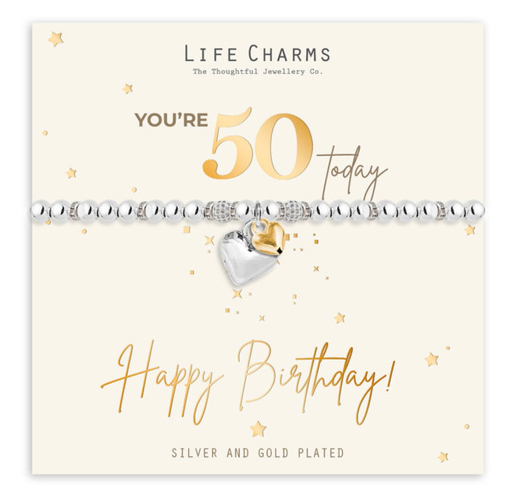 50TH HAPPY BIRTHDAY BRACELET