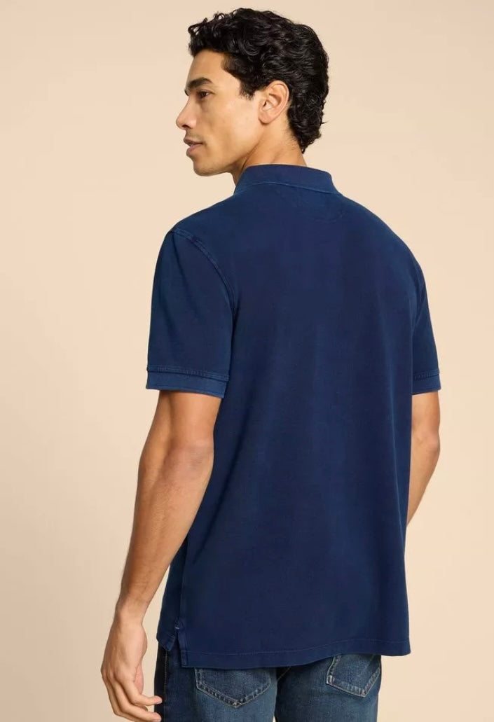 DEEP BLUE UTILITY POLO TOP