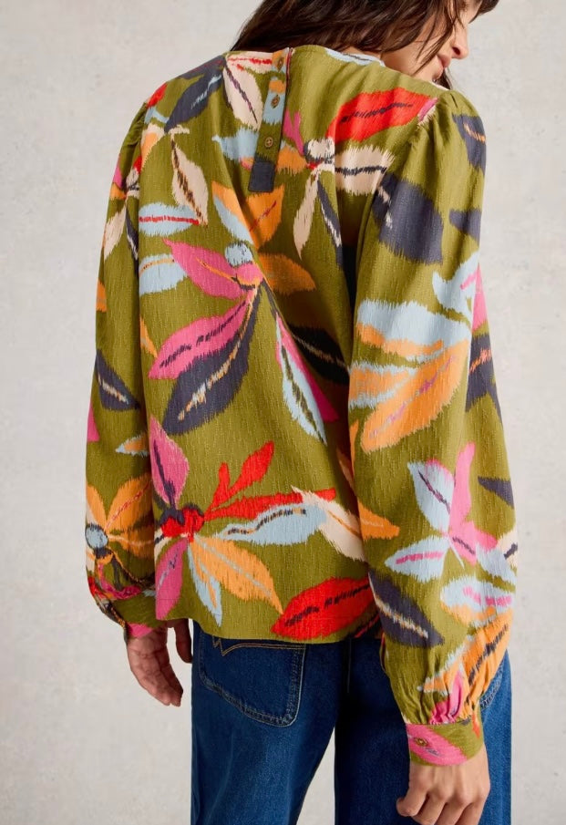 GREEN MULTI ULLA TOP