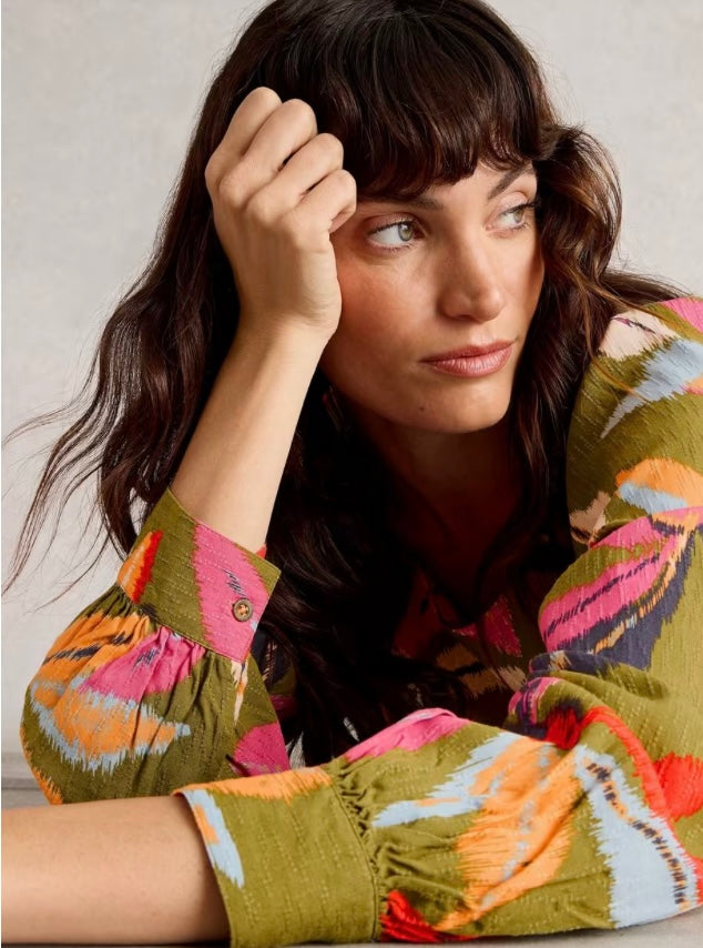 GREEN MULTI ULLA TOP