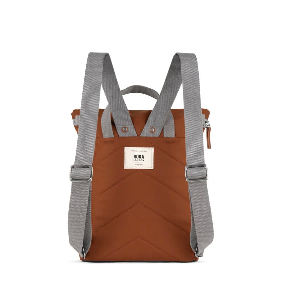 BRAN SMALL FINCHLEY A RECYCLED CANVAS BACKPACK