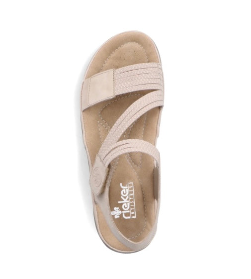 64870-62 BEIGE WALKING SANDAL