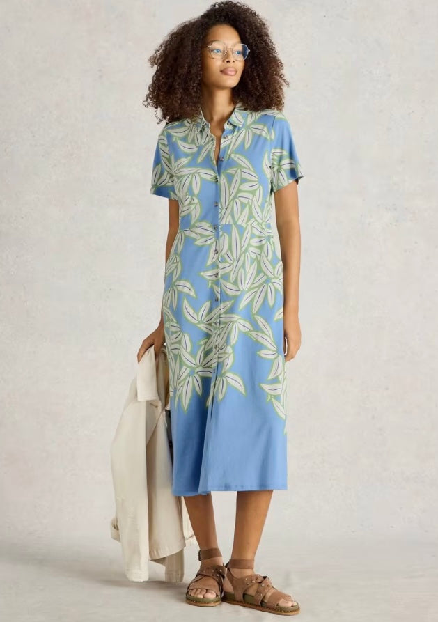 BLUE PRINT RUA JERSEY SHIRT DRESS
