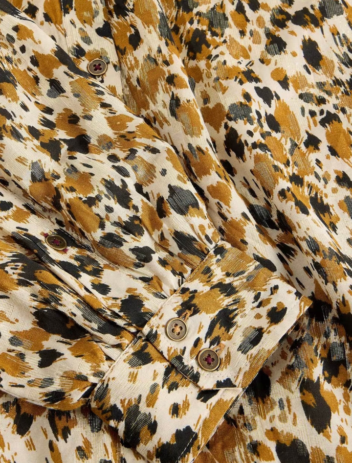 CHARCOAL MULTI ARI METALLIC TOP