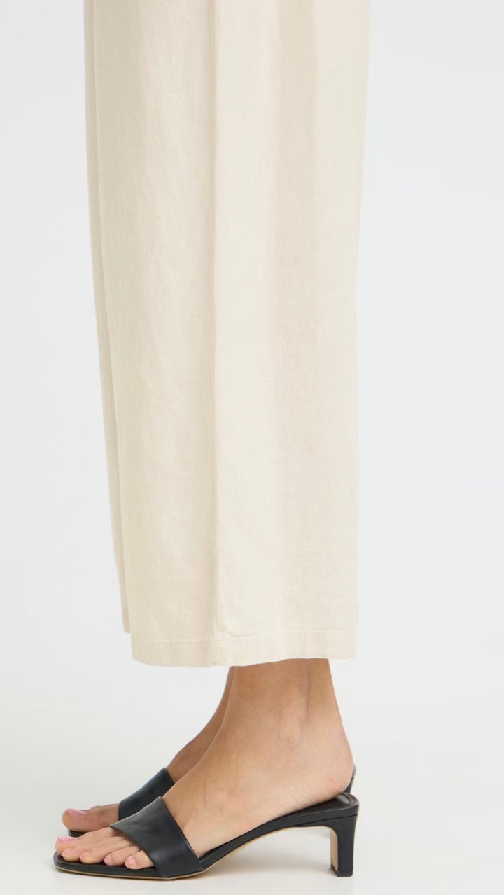 20813083 RAINY DAY MELANGE FALAKKA CROP TROUSER