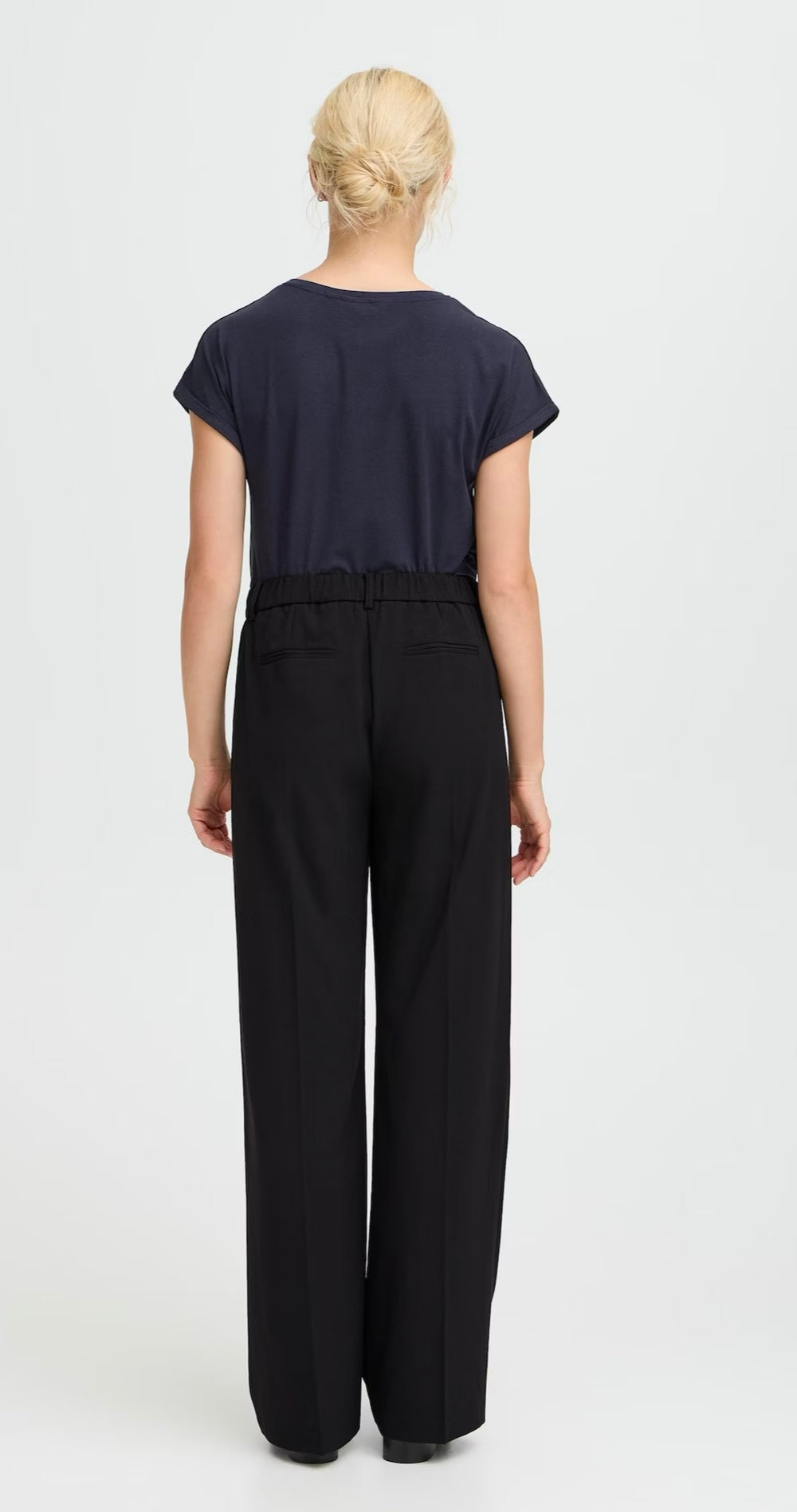 BLACK DANTA WIDE LEG TROUSER