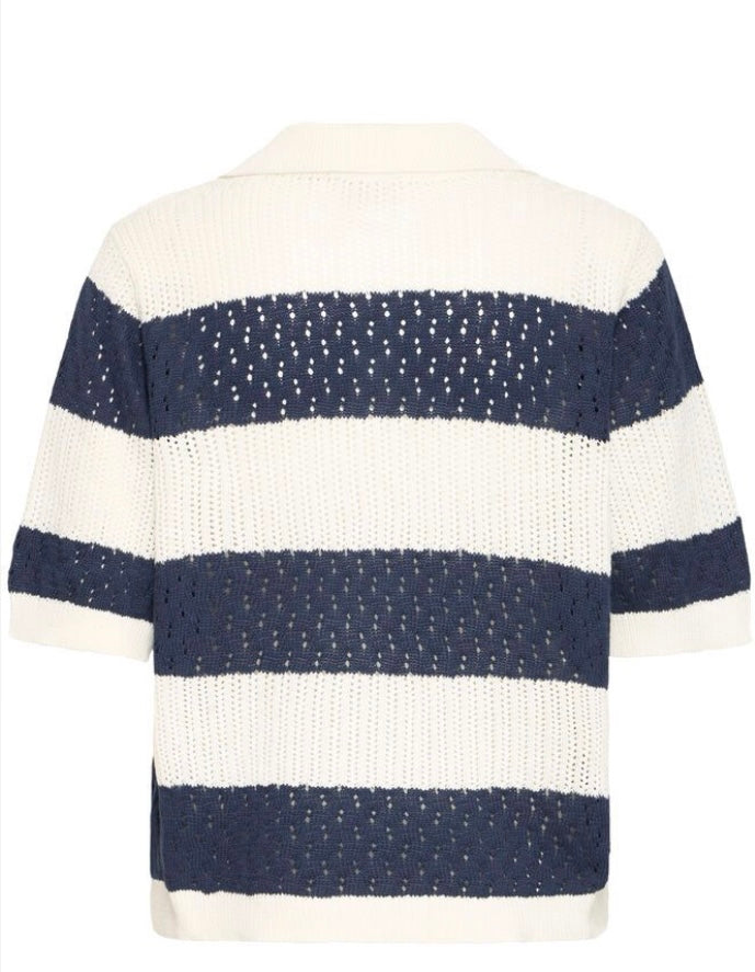 NAVY BLAZER VALLY KNITTED PULLOVER