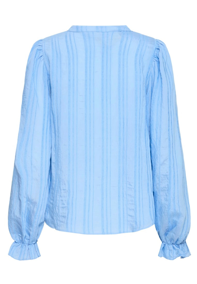 DELLA ROBBIA BLUE VALMA BLOUSE