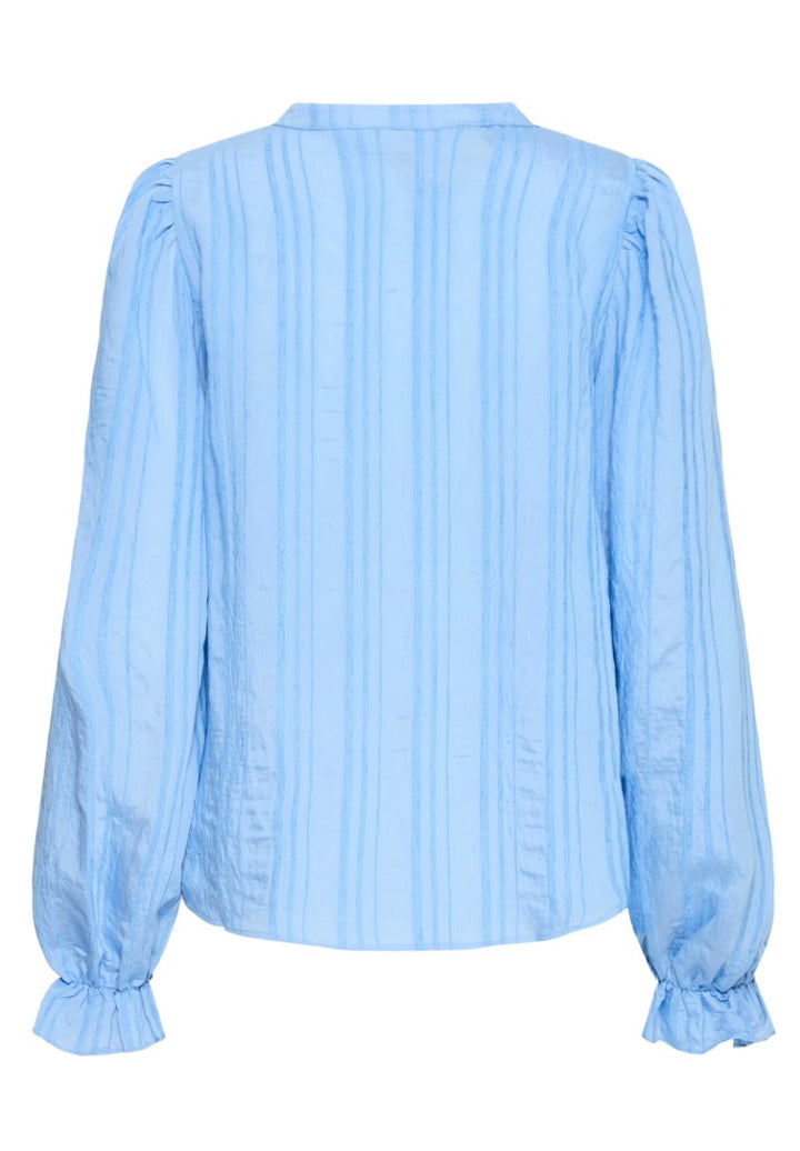 DELLA ROBBIA BLUE VALMA BLOUSE
