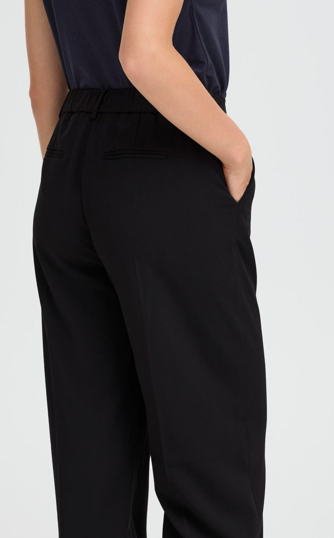 BLACK DANTA WIDE LEG TROUSER