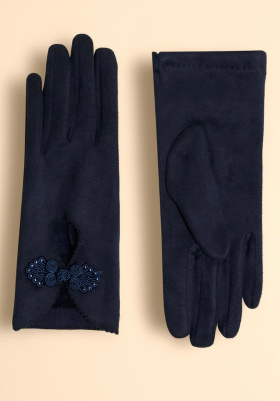 NAVY SUKI GLOVES