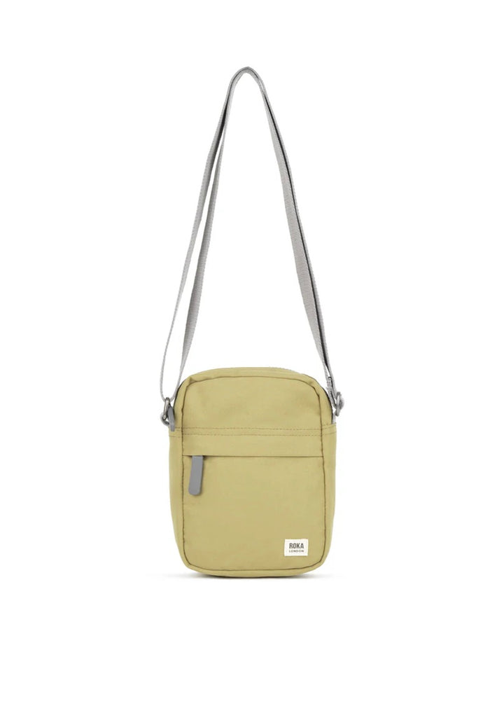 KHAKI SMALL BOND RECYCLED CANVAS CROSSBODY BAG