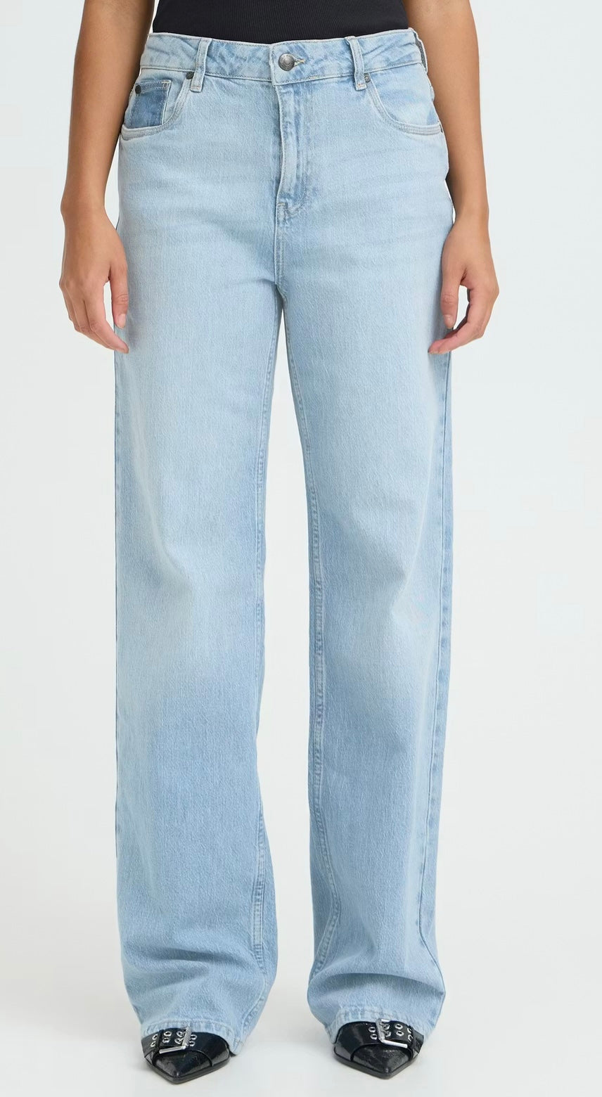 LIGHT BLUE DENIM VEGA UHW WIDE LEG JEAN