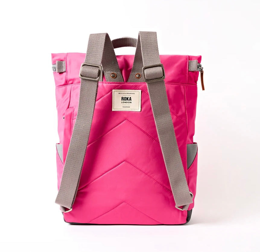 CANFIELD B RECYCLED NYLON MEDIUM BACKPACK GRANITA RED