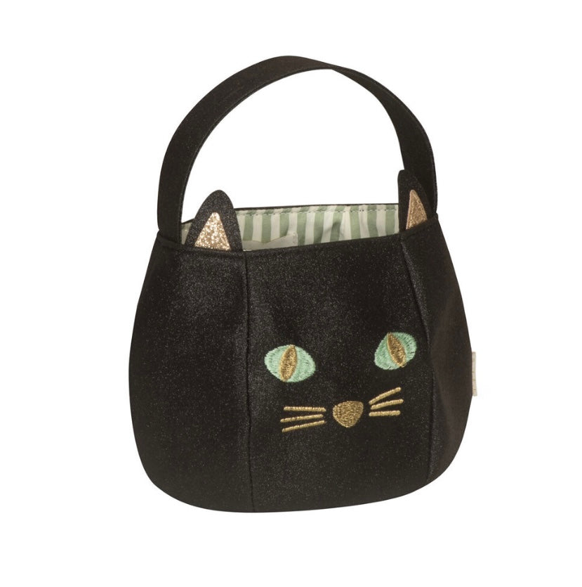 BLACK CAT BUCKET BAG