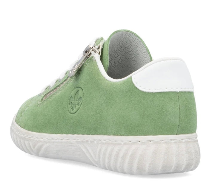N0900-52 LADIES SHOES GREEN SEITL. ANFLECHTER