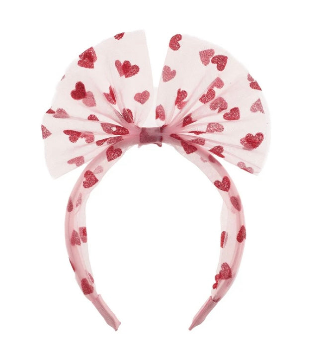 SWEET HEARTS TULLE HEADBAND