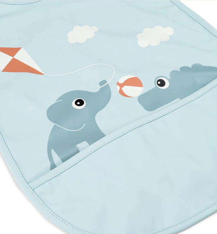 ELPHEE’S KITE BLUE VELCRO BIB