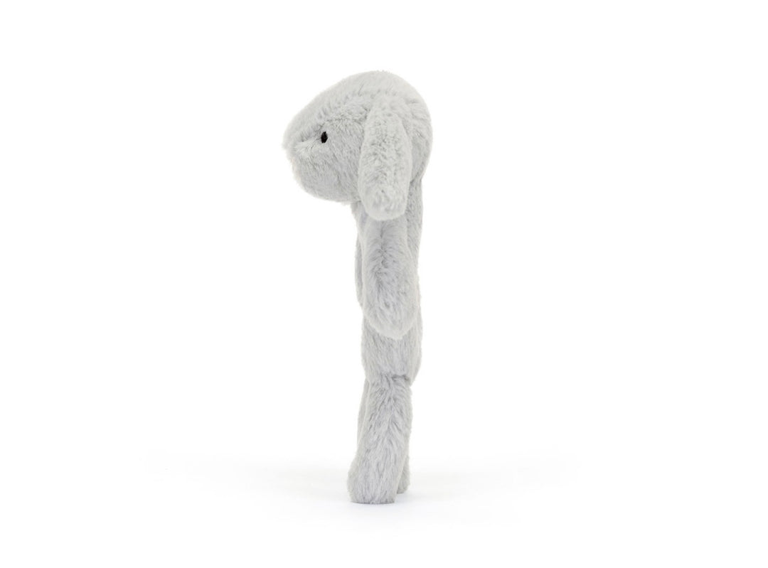 BASHFUL SILVER BUNNY RING RATTLE