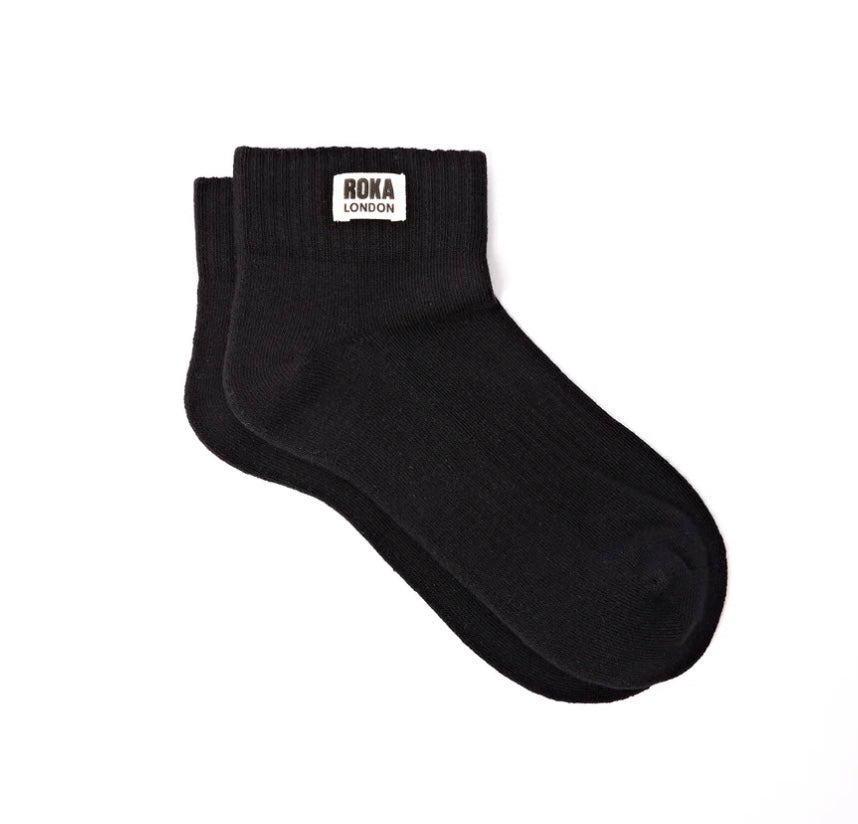 WEMBLEY ORGANIC COTTON SOCKS BLACK