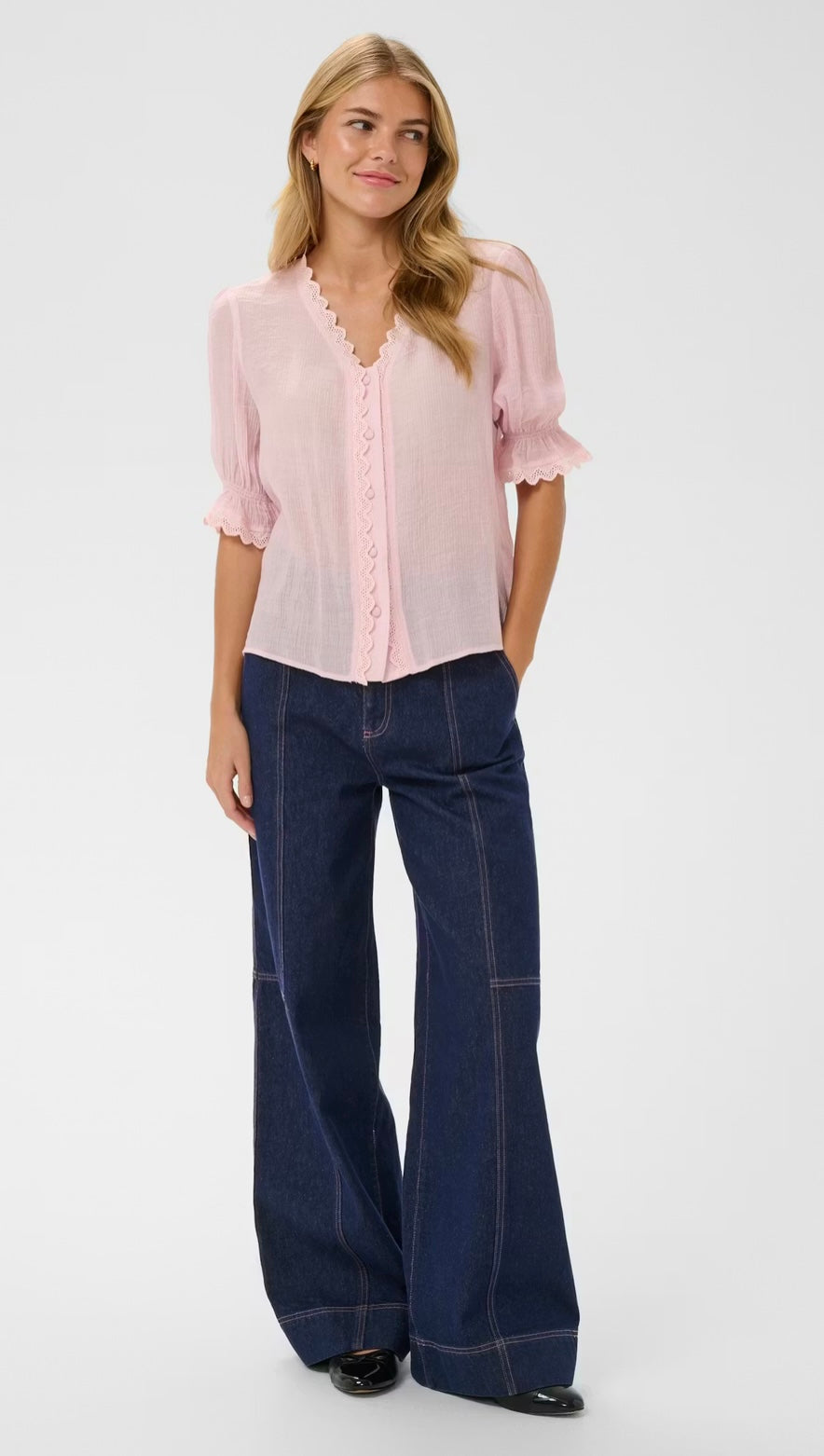 CHALK PINK KRISTEL SHIRT
