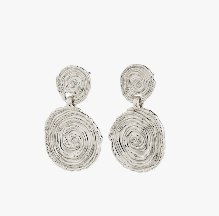AIR SILVER PLATED EARRINGS
