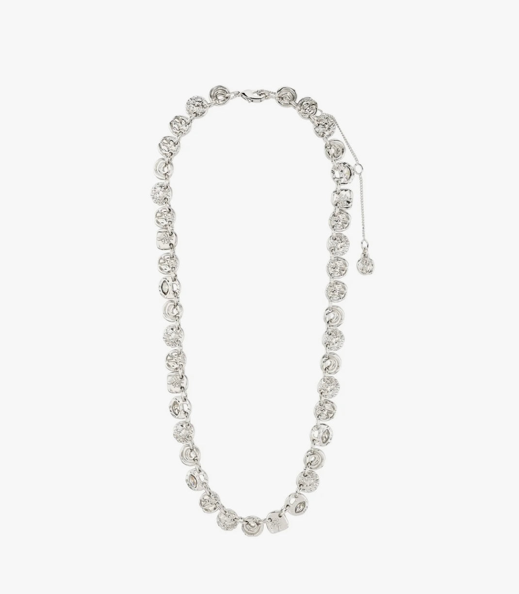 FIRE SILVER PLATED NECKLACE