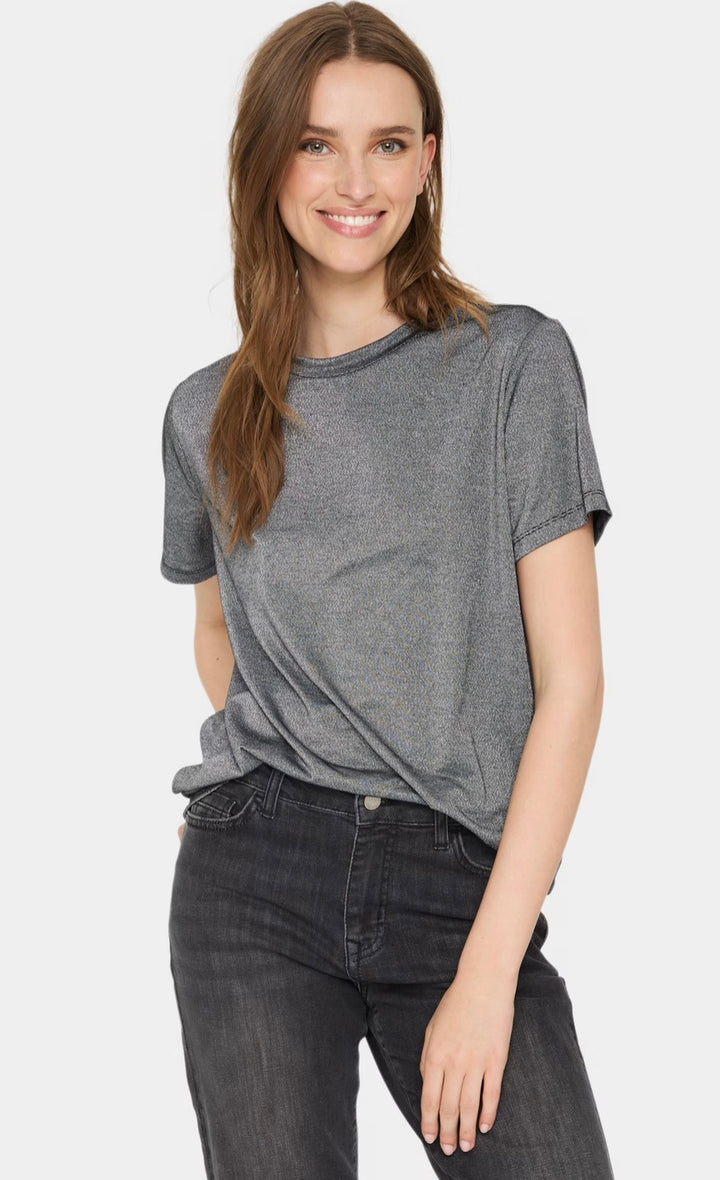 BLACK HAGA SZ REGULAR T-SHIRT