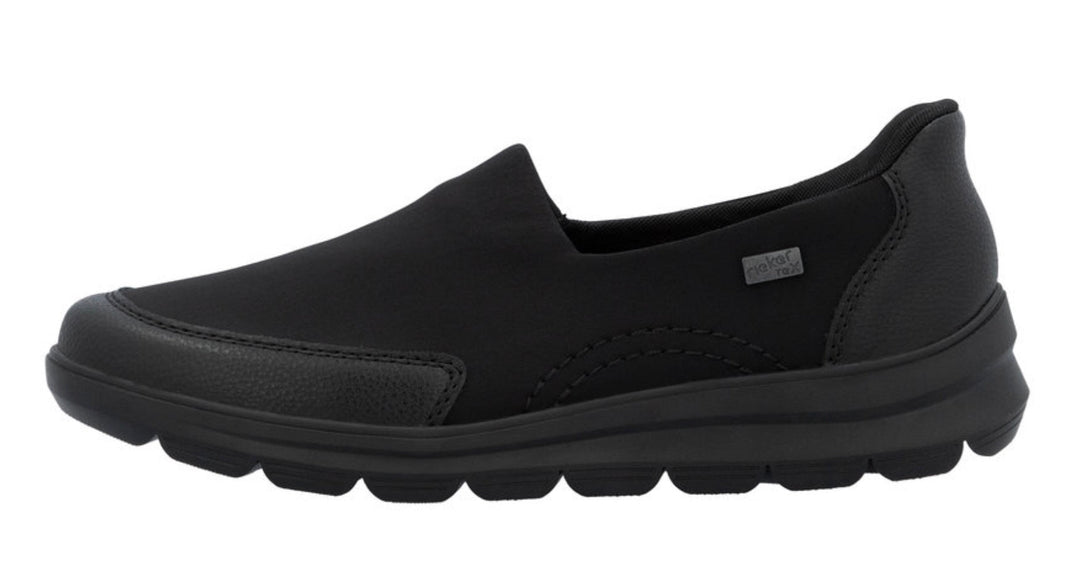 Rieker Women's Black Slip-On Shoes Z0054-00