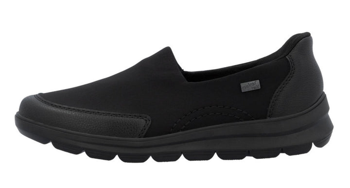 Rieker Women's Black Slip-On Shoes Z0054-00