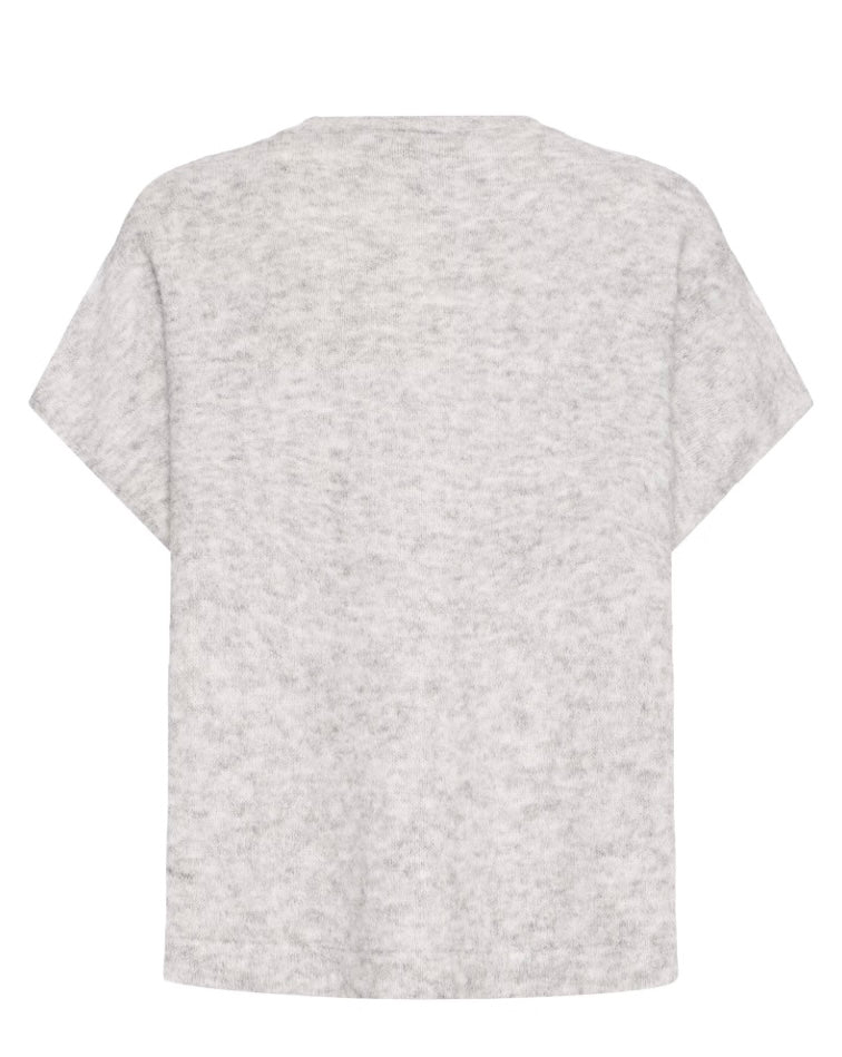 LIGHT GREY MELANGE SANNY CARDIGAN