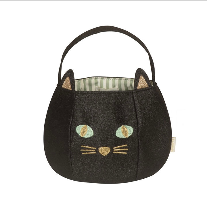 BLACK CAT BUCKET BAG